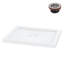Base de douche en alcôve PP blanc brillant avec drain central Streamline 42 po x 34 po Streamline
