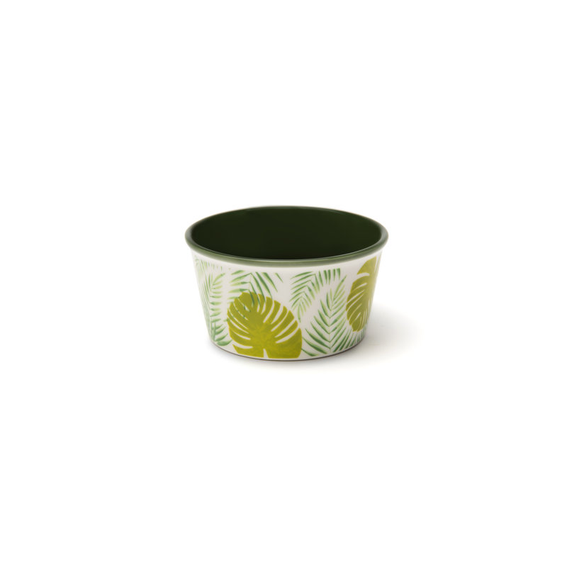 Excelsa set of 6 bowls Foliage porcellana 9x5x9 cm multicolor