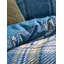 Cotton Plaid Duvet Cover with Pillowcases