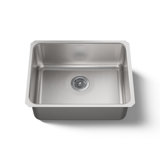 Undertone® 23" L x 17-1/2" W x 9-13/16" Medium Squared Under-Mount Single-Bowl Kitchen Sink