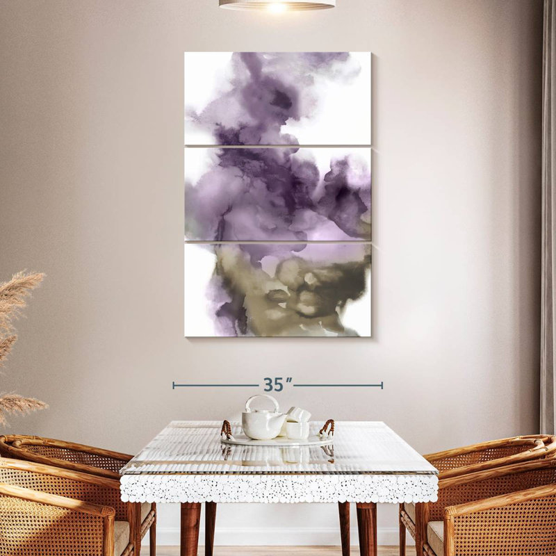 Avery Derive In Amethyst I, H 23 po x l 14 po