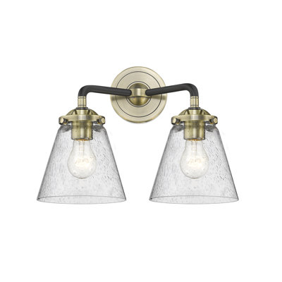 Éclairage pour meuble-lavabo 2 lumières cône Mariel