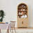 Aterion 70.9" Arched Storage Bookcase-1748222602