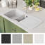 Lolita Granite Kitchen Sink Double Basins White