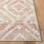 Tapis géométrique rose / or / beige-1880398560