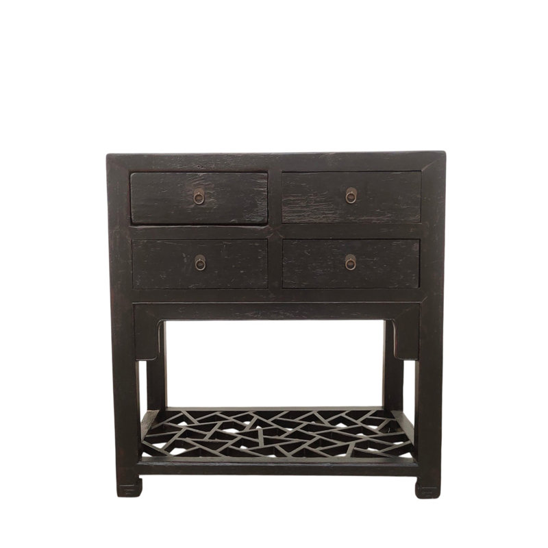 36.8 in. Solid Wood Console Table