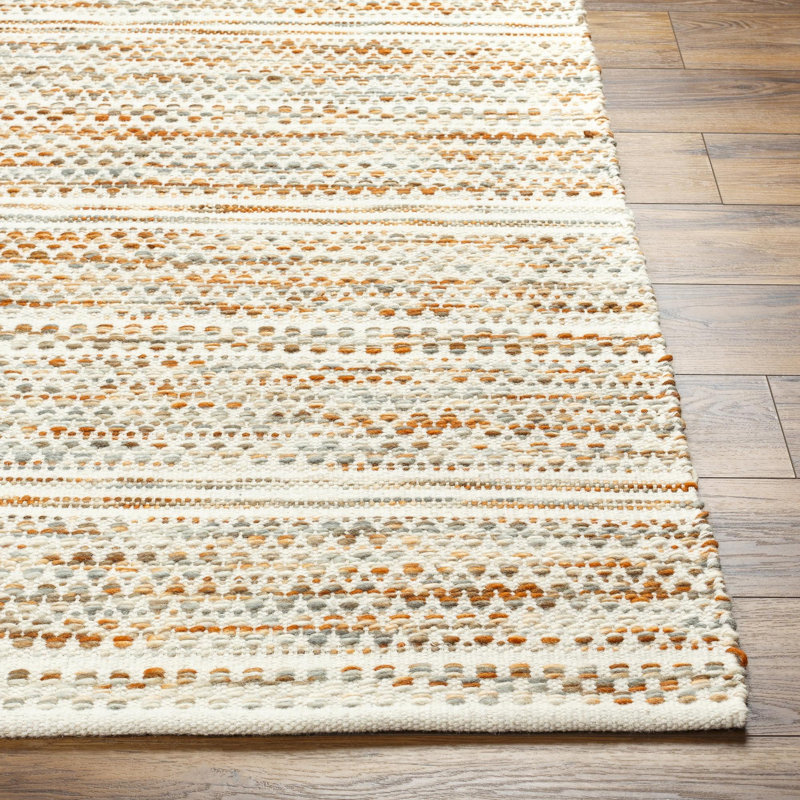 Kenyatta Performance Wool Abstract Indoor Rug, Rectangle 8' x 10'