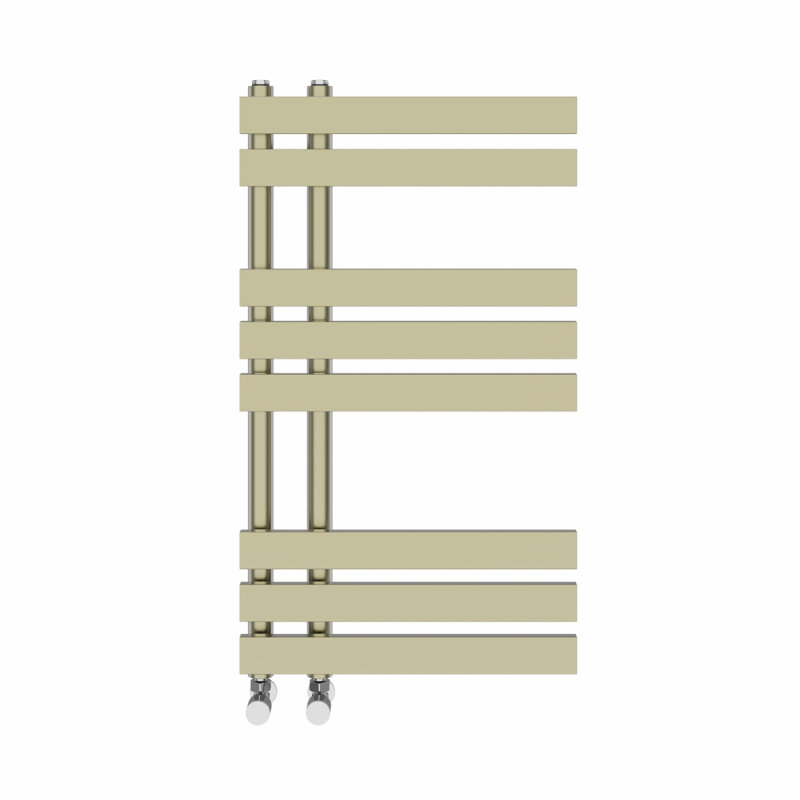Arulappu Designer Towel Rail Heated Towel Rails, 80cm H x 45cm W, Brushed Brass