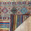  Handmade Khorjeen Kazak Wool Rug