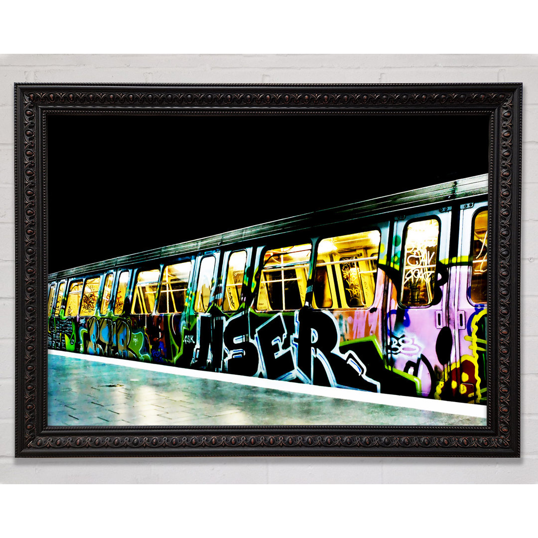 Underground Graffiti Tube - Druck