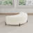 59.8" W Oversized Barrel Chair, Chenille Sofa Chair  With Ottoman And Pillows-541384854