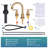 2-handle Bathroom Faucet with Drain Assembly-66125502