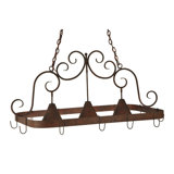 Elana Handcrafted 3 Light Pot Rack