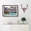 Mountains by Lake Moraine Canada - Picture Frame Graphic Art Print-56861165-56861166