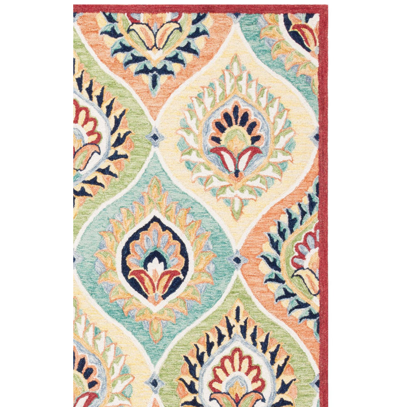 Tapis en laine et coton touffetés Marrie, Carré 6 pi