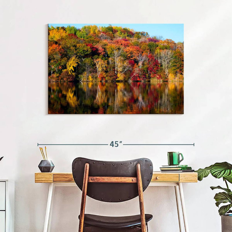 Forêt d'automne Alvord, H 26 po x l 39 po