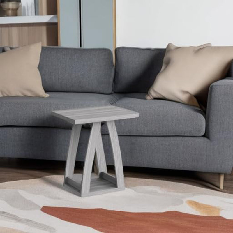 End Tables Living Room, Side Table Beside Sofa, Nightstand For Bedroom, Couch Side Table With Shelf, Modern End Table For Living Room, Grey End Table Set Of 2