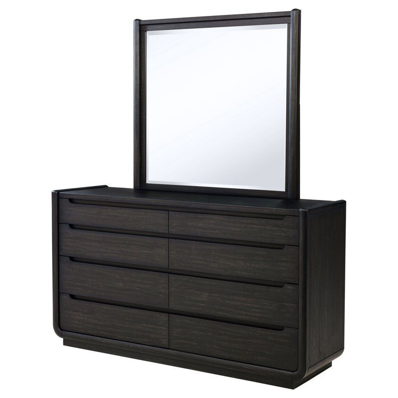 Commode 8 tiroirs avec miroir Cordelia