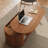 43-Inch Lift Top Wood Coffee Table, Center Tea Table With Hidden Storage Compartment And Open Shelf For Living Room, Apartment, Small Space, Brown-310895379-323496857