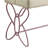 White And Light Pink Tufted Bench-2127259354