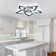 Flower-shaped Led Ceiling Fan With Remote