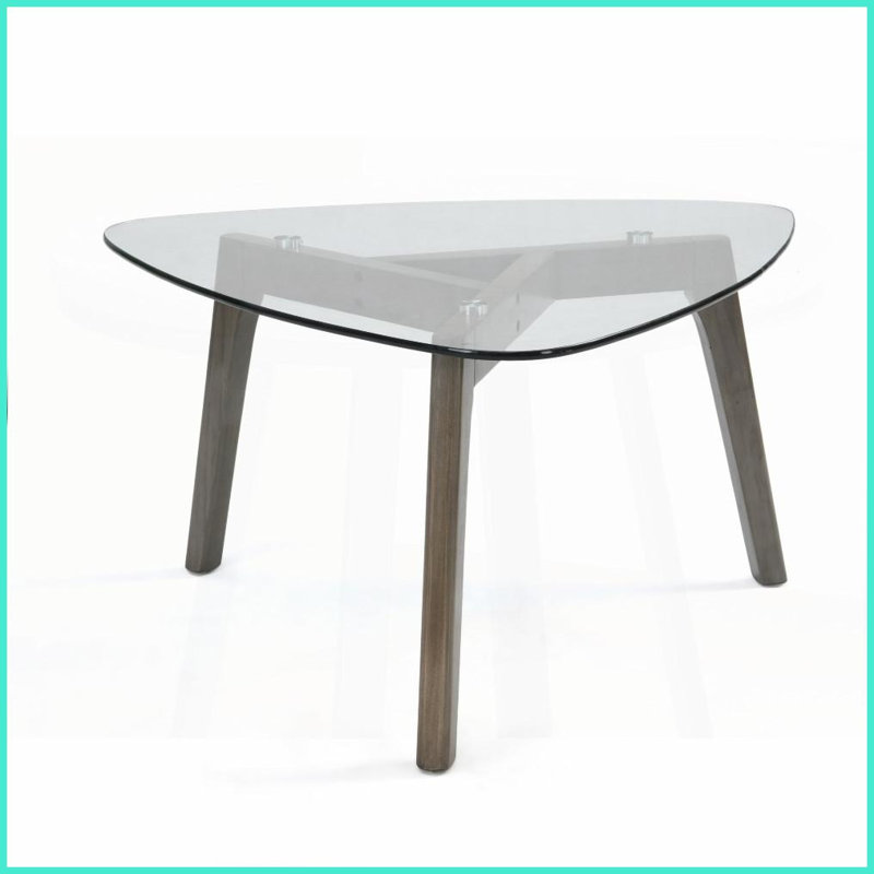 Table basse en bois massif pour le salon - Centre de table durable et élégant pour un usage domestique