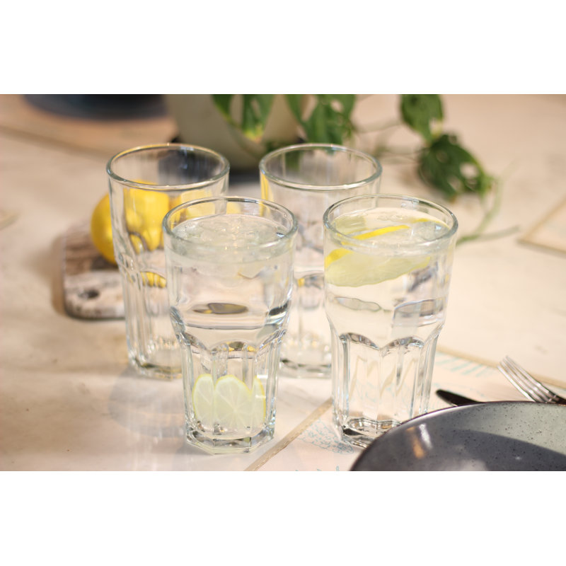 Vaso Refresco Siena 16oz Cooler Tumbler (set Of 4), 16 Ounces