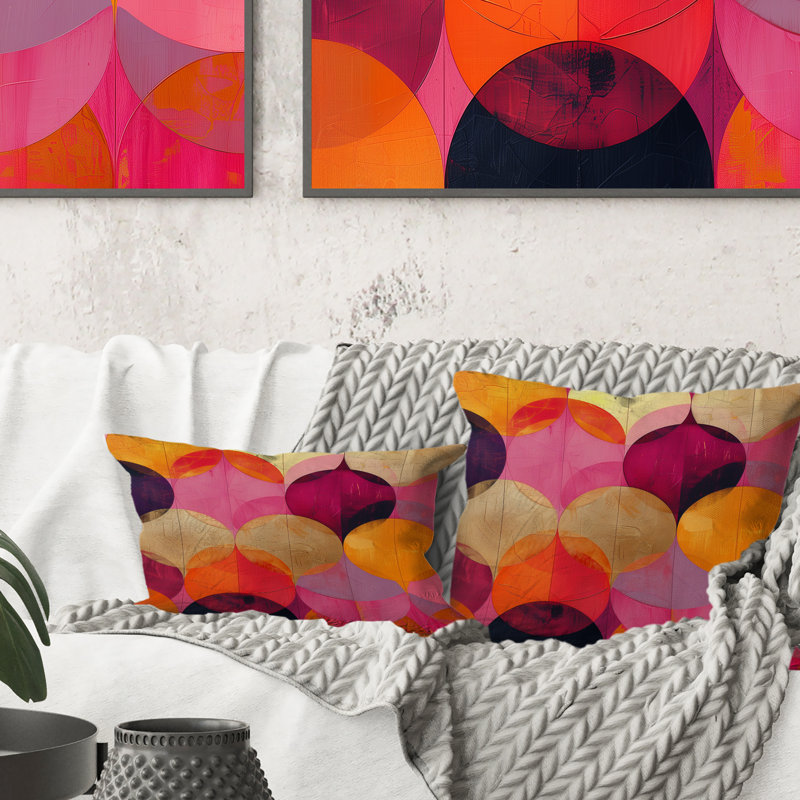 Coussin lombaire rétro Mid-Century
