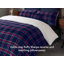 Ashwin Polyester Chequered Duvet Cover Set with Pillowcases-255337249-255337250