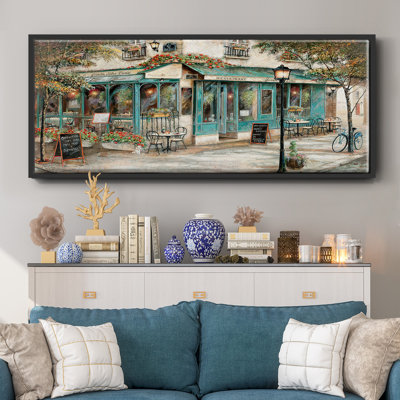 Rue due Jardin- Framed Canvas