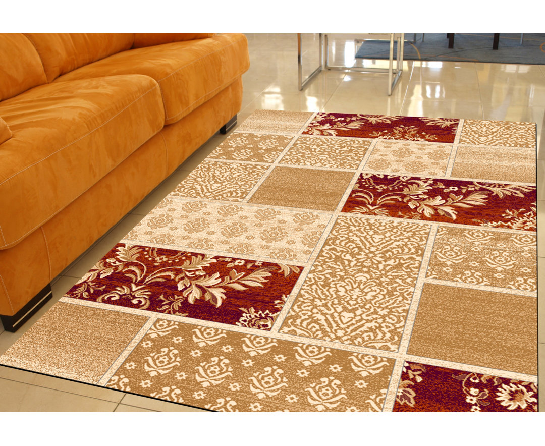 Geometric Wool 120cm X 180cm Area Rug