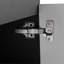 Meuble-lavabo mural flottant 32 po avec lavabo simple et porte d'armoire à fermeture en douceur 32 po