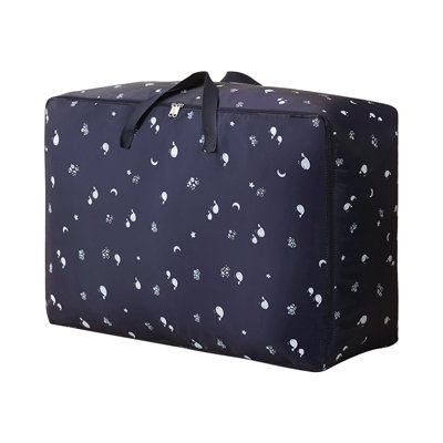 Très grand sac de rangement pliable avec sac de rangement pliant à l'eau avec poignées et fermetures à glissière solides pour la literie