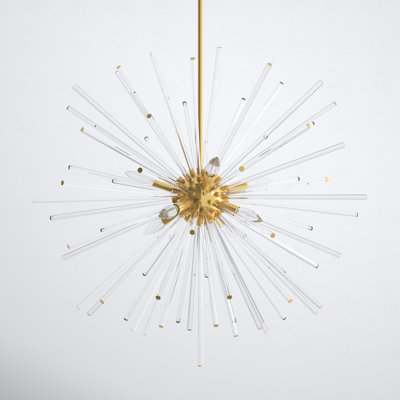Lenora 8 - Light Dimmable Sputnik Sphere Chandelier