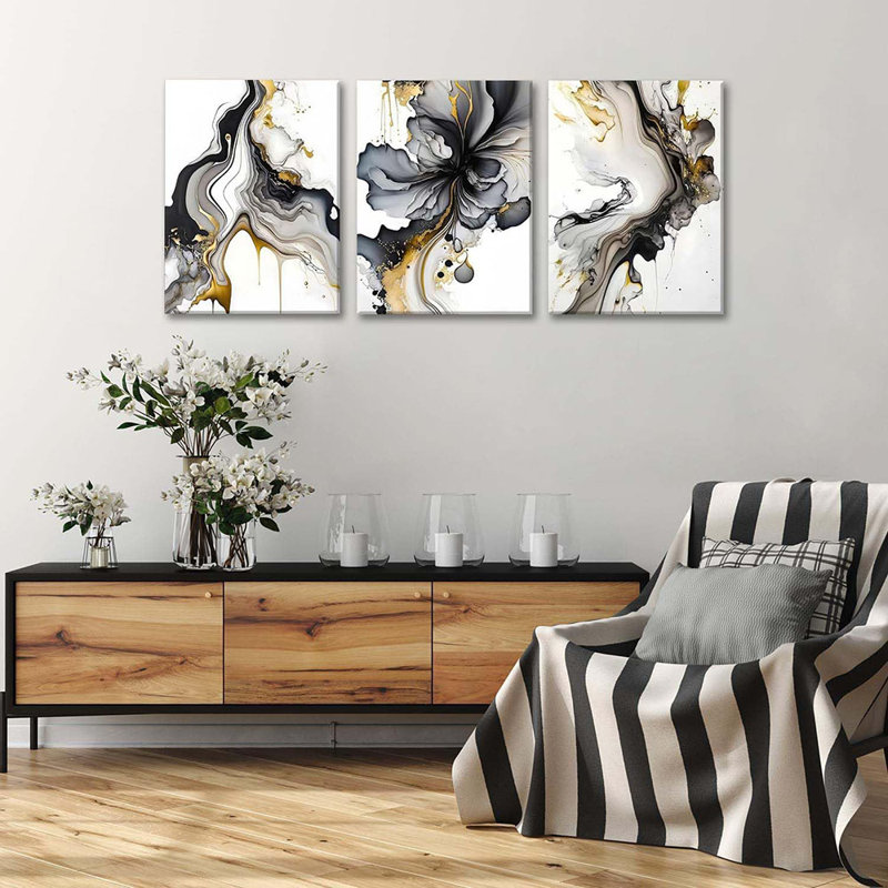 3 Piece Wrapped Canvas Set