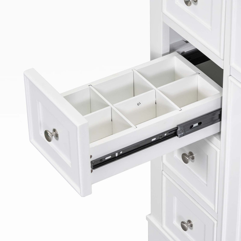 35.6'' Single Bathroom Vanity Base Only in White