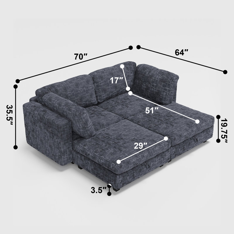 Canapé modulaire modulaire