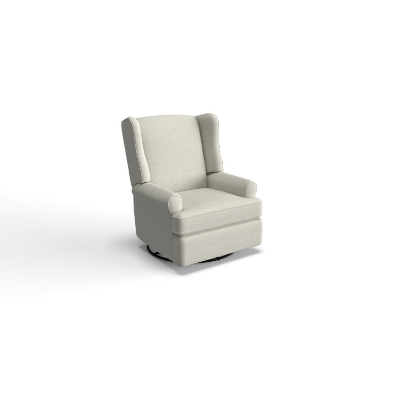 Fauteuil inclinable manuel oscillant de 33 po de largeur Claudina, Ivoire