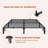 10" Heavy Duty Metal Platform Bed Frame, No Box Spring Needed, Under-bed Storage
