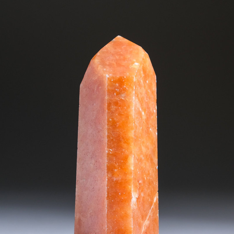 Obélisque de quartz tangerine
