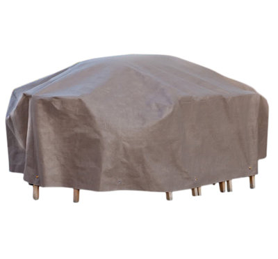 Housse rectangulaire pour ensemble repas de patio