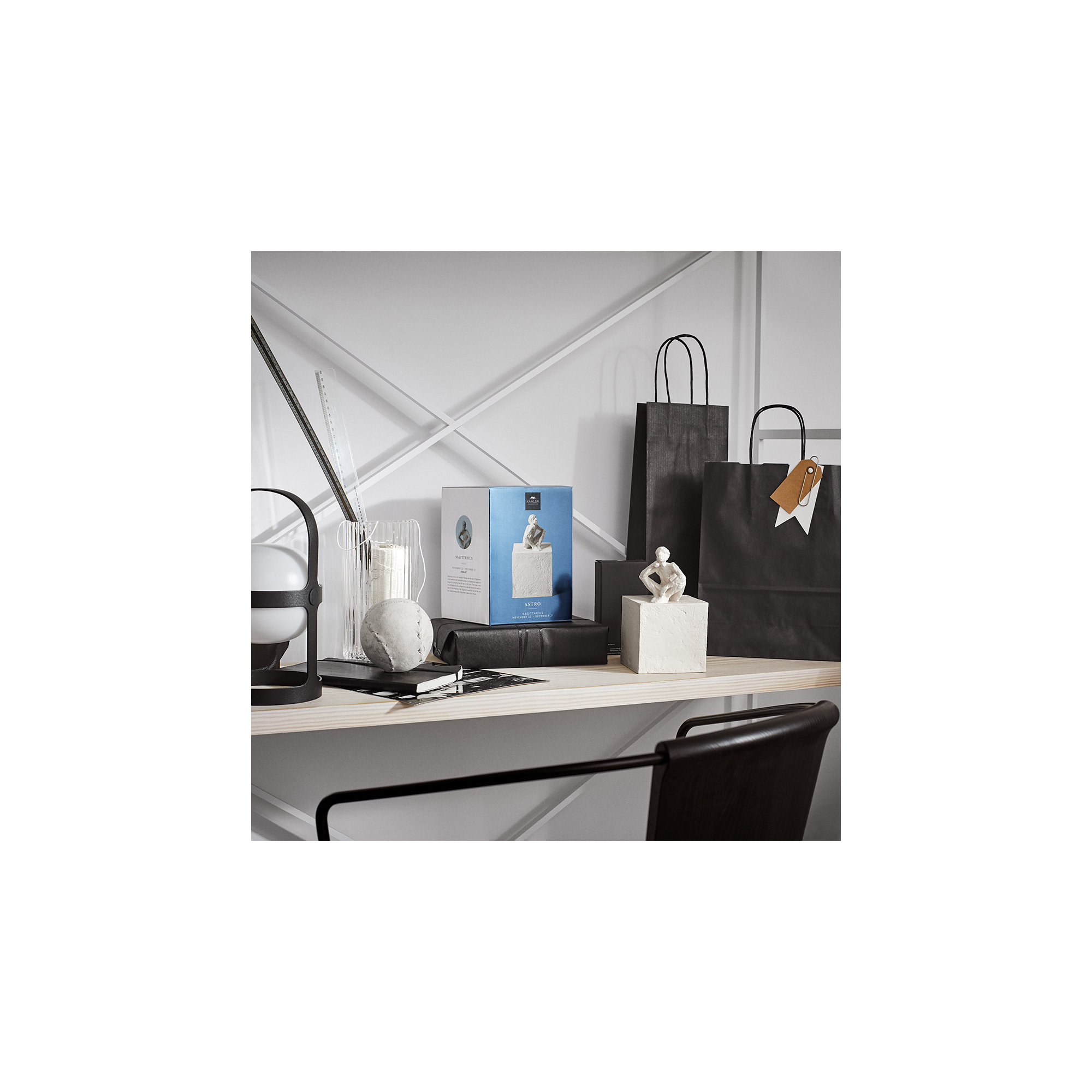 Soft Spot Solar Lamp, 9.84" H x 5.71" W x 5.71" D
