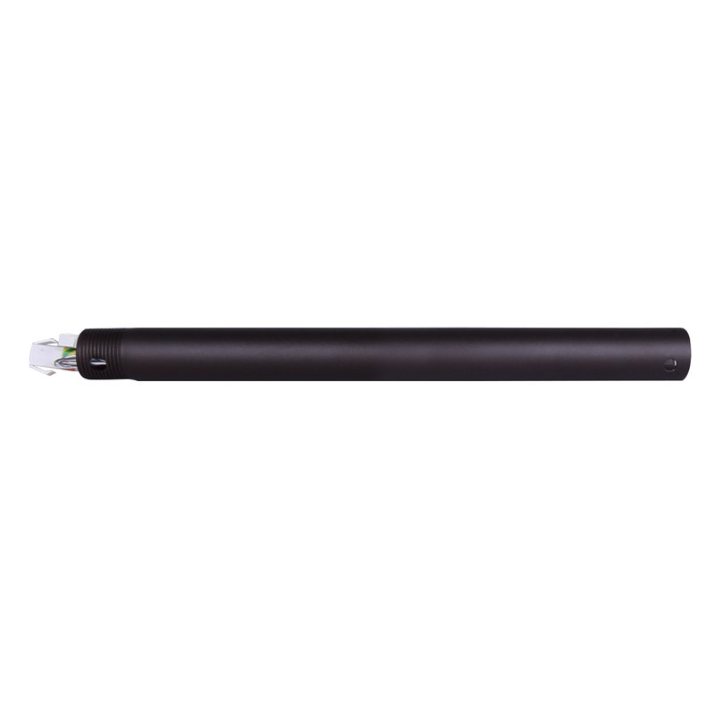 Ceiling Fan Downrod, Black, 1" H x 12" W x 1" D