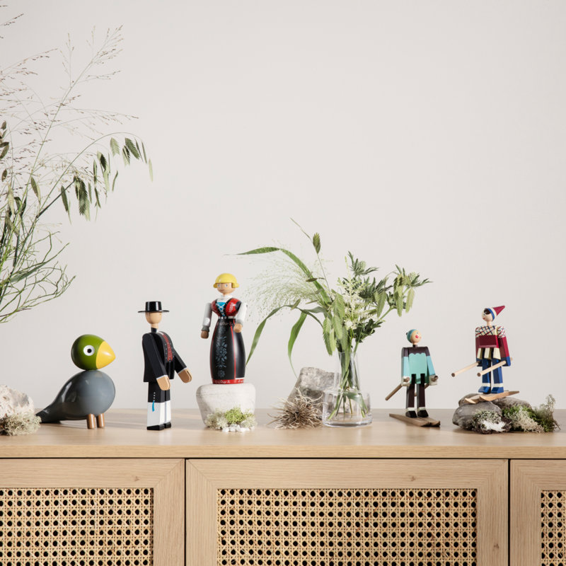 The Skier Boje Figurine