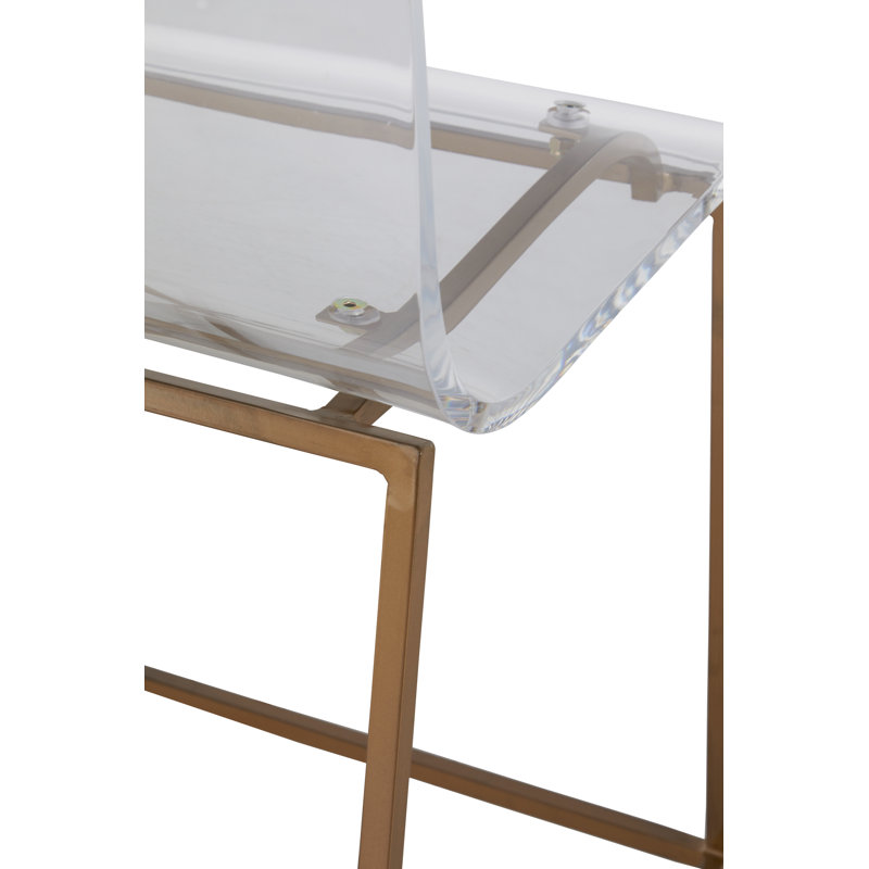 King Stool, Antique Gold, Counter Stool (24.75" Seat Height)