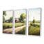 «Beautiful Barn In Spring IV», reproduction sur toile 3 pièces-803394401-803394414
