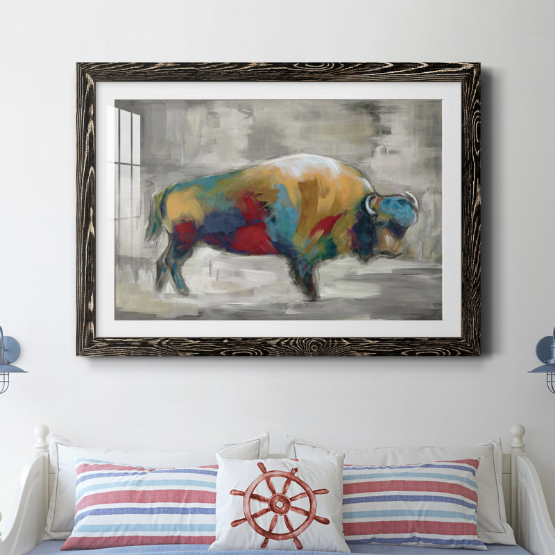 Wild and Free - Cadre photo, reproduction d'art sur papier, Cadre noir, H 37,5 po x l 27,5 po x P 1,5 po