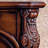 Light luxury retro carved design fireplace
