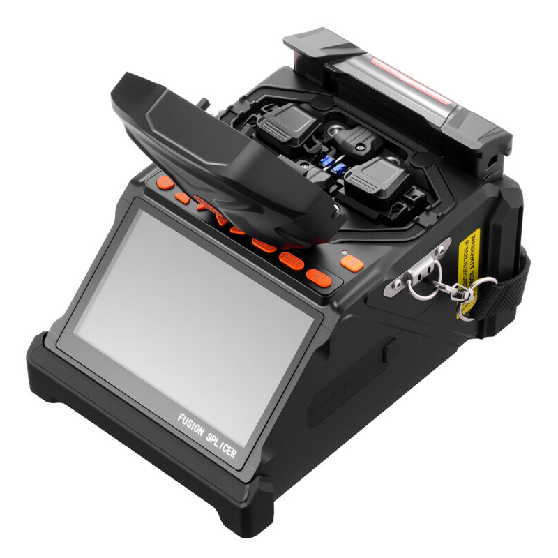 Fibre Fusion Optic Splicer 6 Moteurs Core and Clad Alignment 5 "LCD