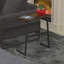 Table de bout inclinable en forme de C pour table de bout avec pied incliné et inclinable L23,6 po